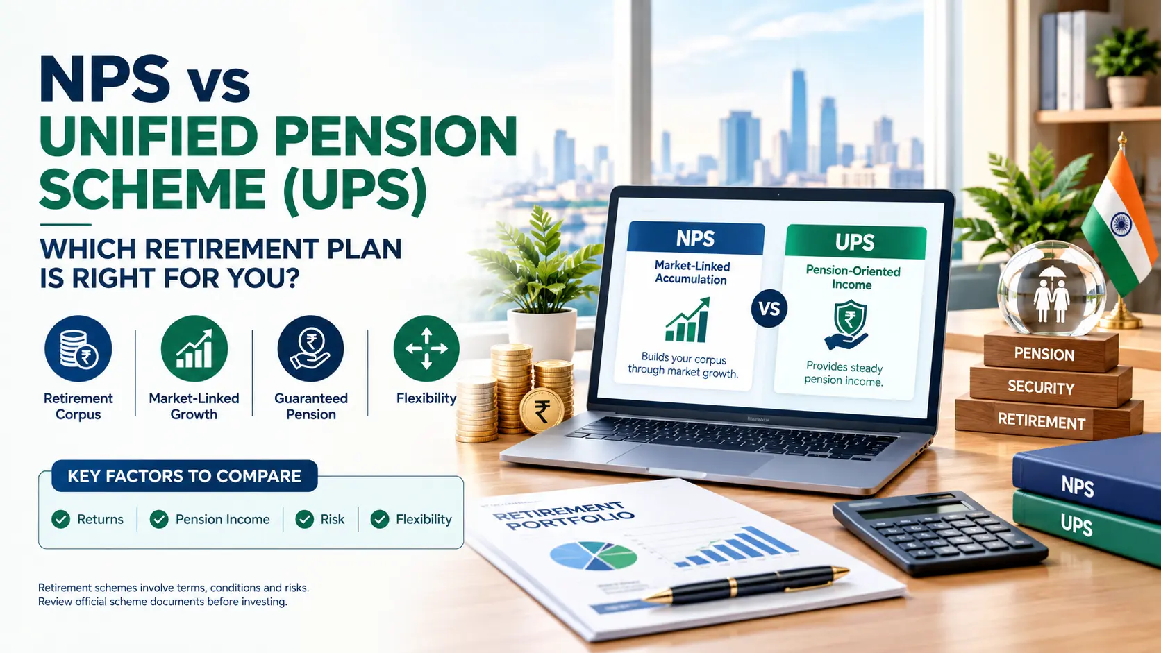 NPS vs Unified Pension Scheme (UPS): Which Retirement Plan Is Right for You?